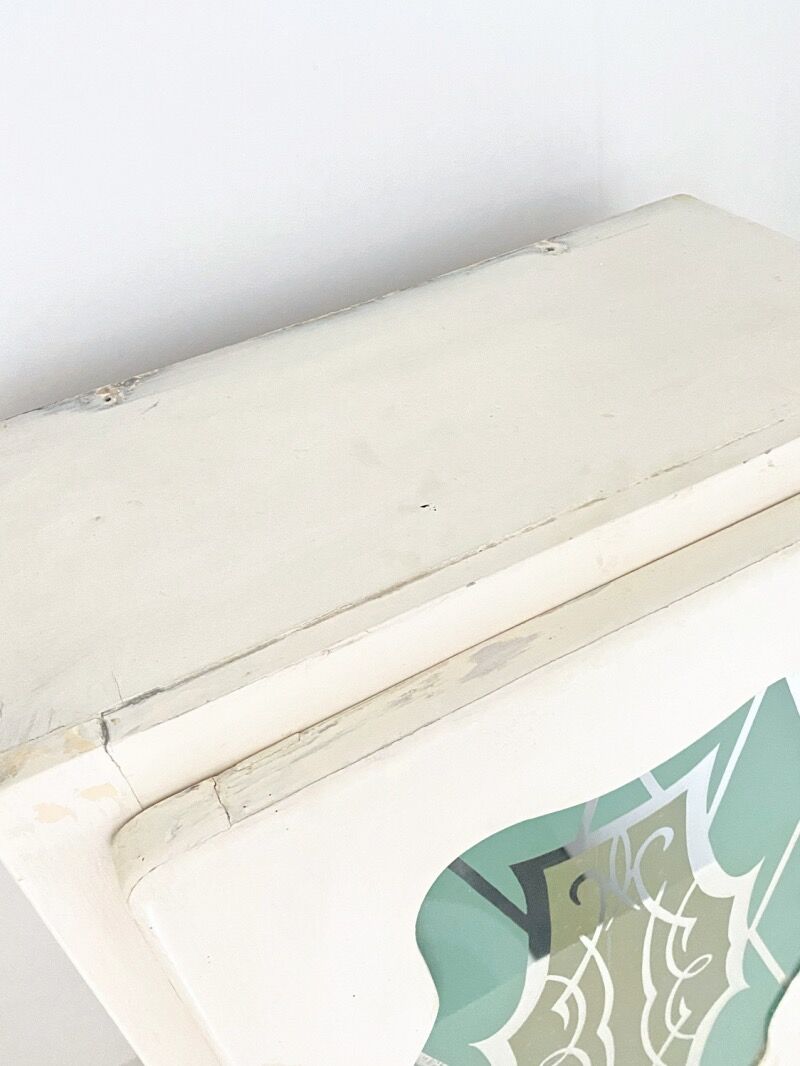 Art Deco mirror toilet cabinet