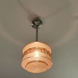 Vintage glass globe pendant lamp