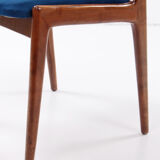 Vintage set of 4 dining table chairs designed by Hartmut Lohmeyer for Wilkhahn, 1970