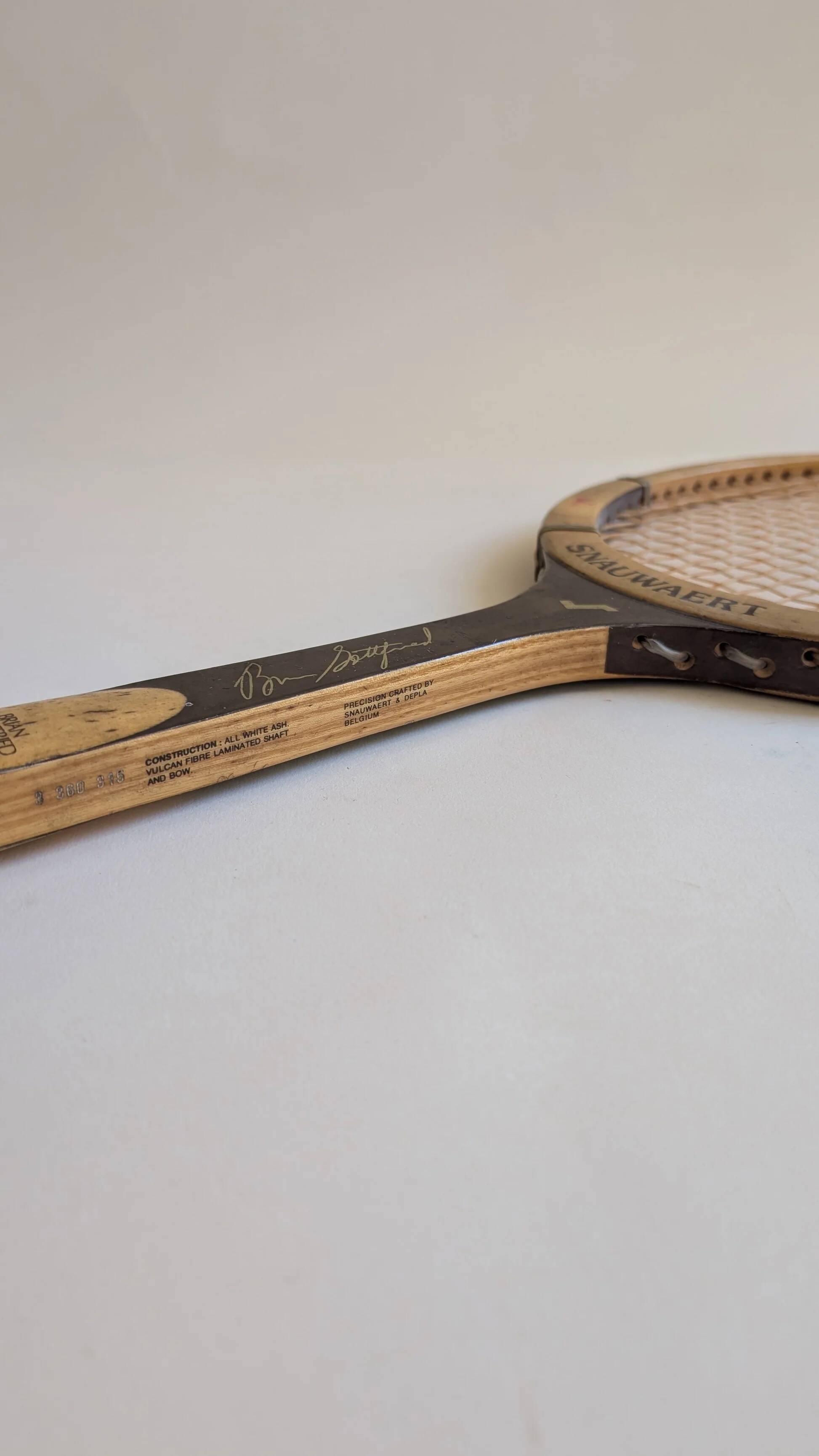 Raquette Snauwaert Brian Gottfried