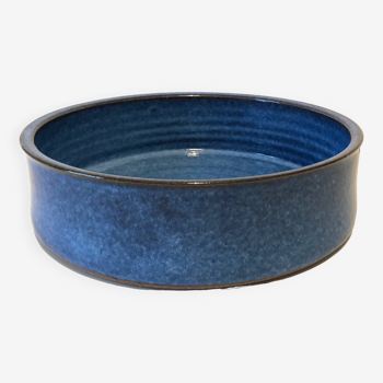 Blue ceramic artisanal dish