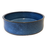 Blue ceramic handcrafted dish
