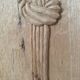 Sculpture bas relief noeud bois