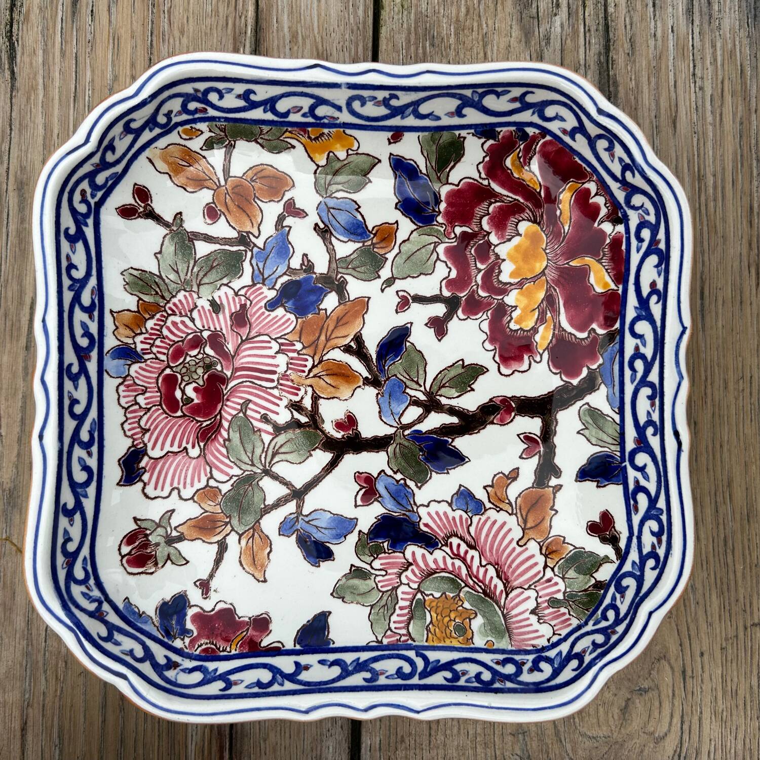 Gien peony empty pocket cup
