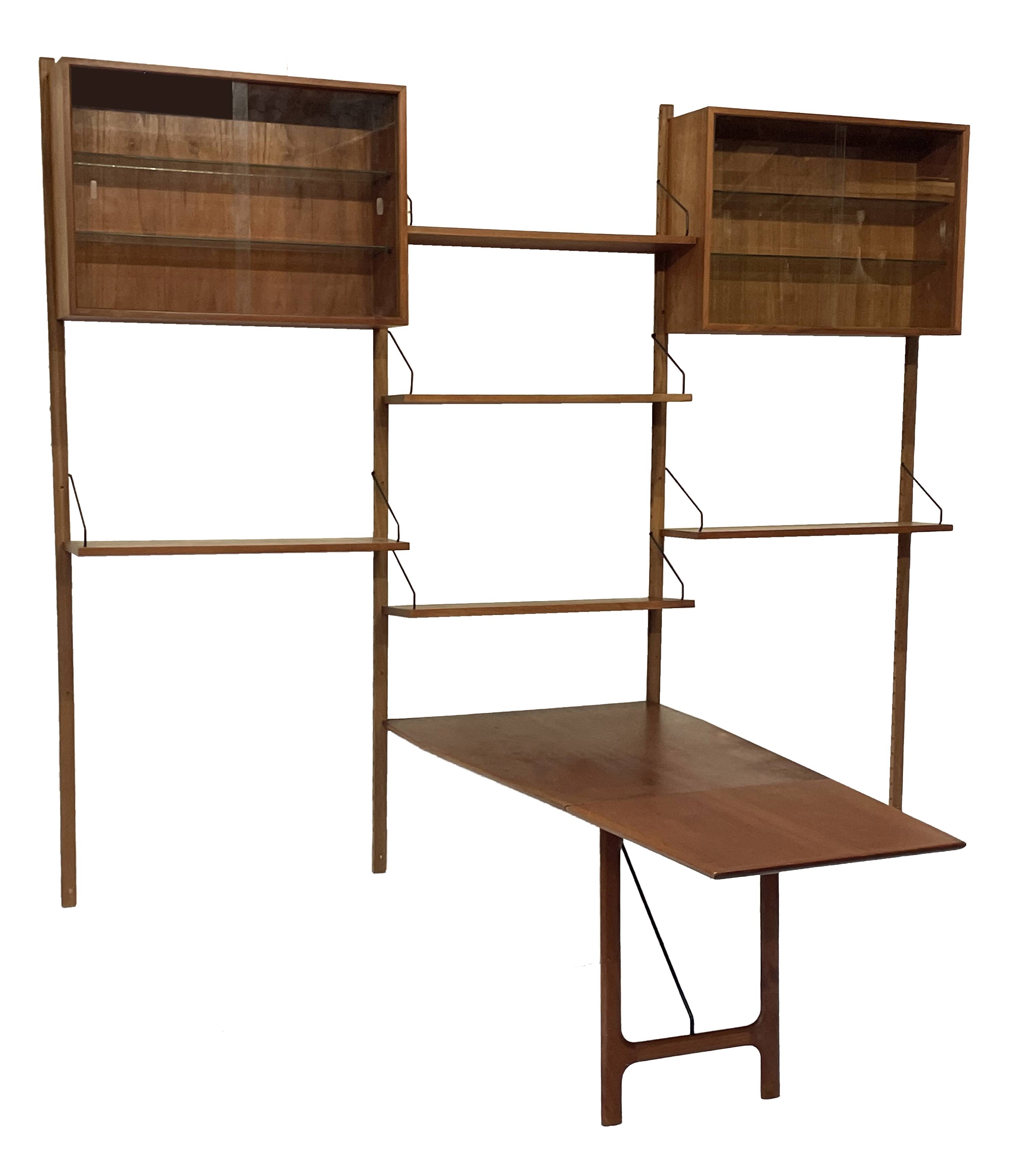 Vintage Poul Cadovius Royal System wall system wall unit