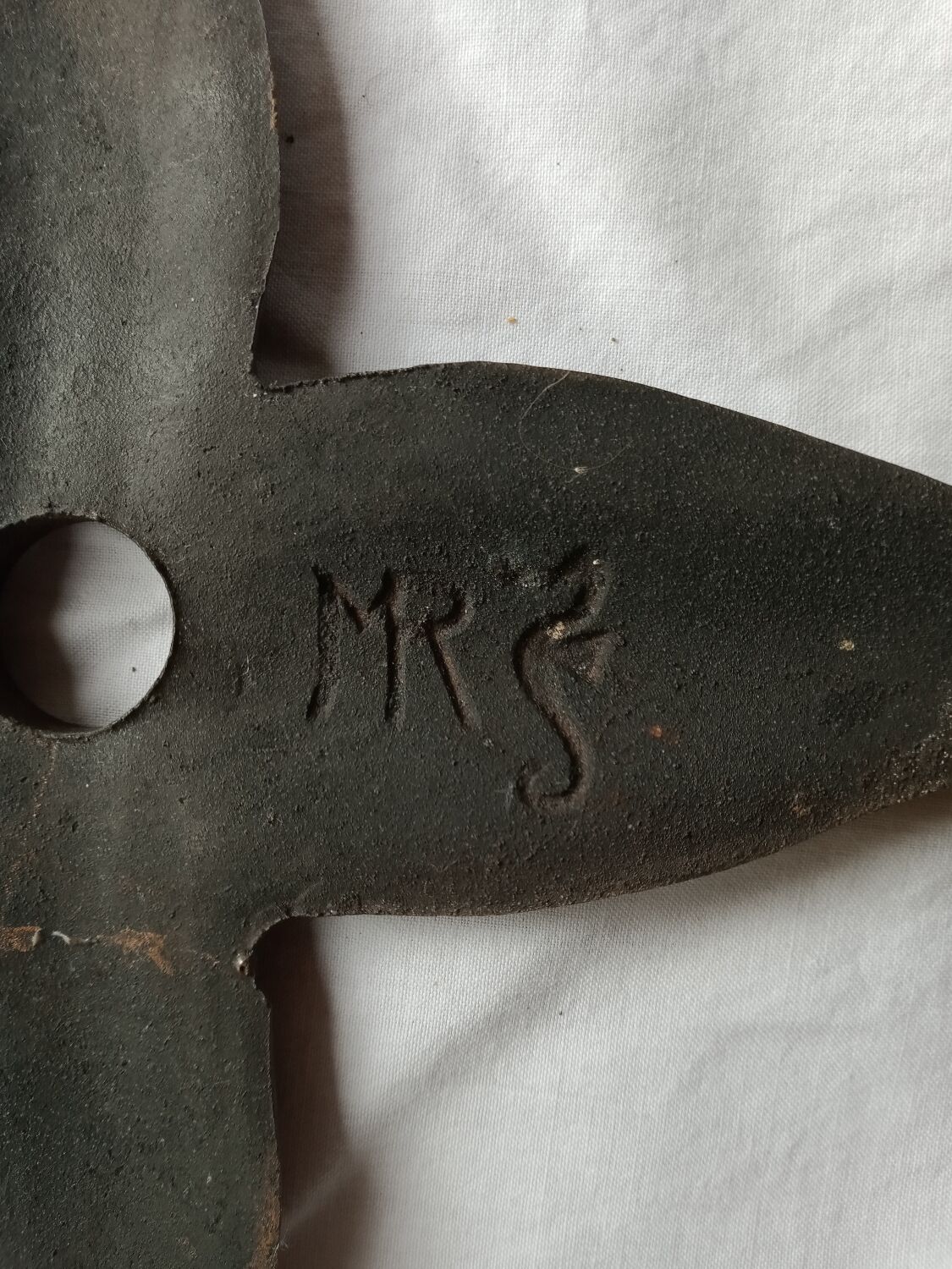 Bronze lily andirons