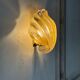 Venetian Wall Lamp in Gilded Murano Glass Circa 1980