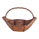 1960s wicker retro basket
