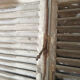 Pair of solid oak louvered shutters