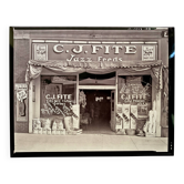 Photo vintage Mississippi 1936 – Devanture CJ Fite Jazz Feeds – Tirage prem