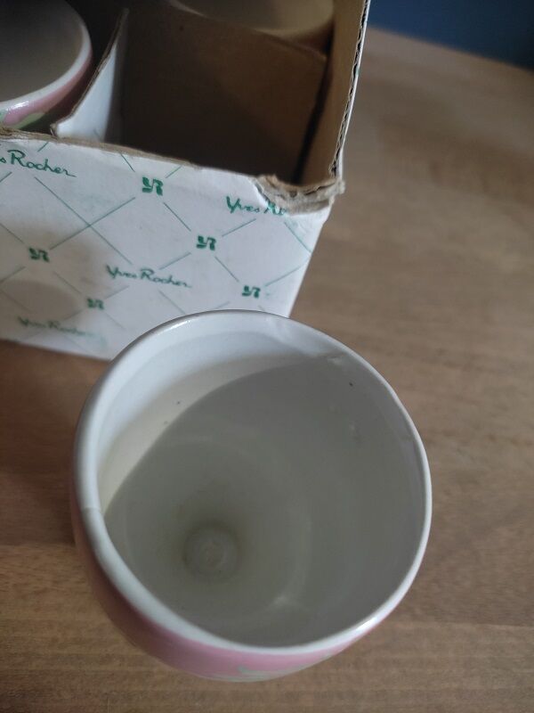 Egg cups Yves St Laurent