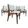 8x restored Erik Buch vintage 1960s Danish chair teak