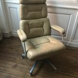 Leather armchair 70's