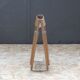 Pair of wooden folding chairs