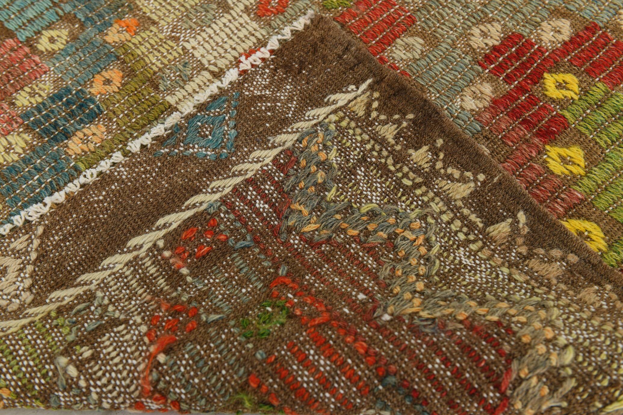 192x330Cm Soft Vintage Rug, Anatolian Kilim Rug