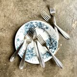 6 silver-plated forks