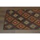 1970s Vintage Turkish Oushak Handmade Wool Cotton Red Runner Rug 70x213