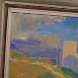 Original Swedish Oil on Canvas – “Summer Landscape” by A. Nyblom