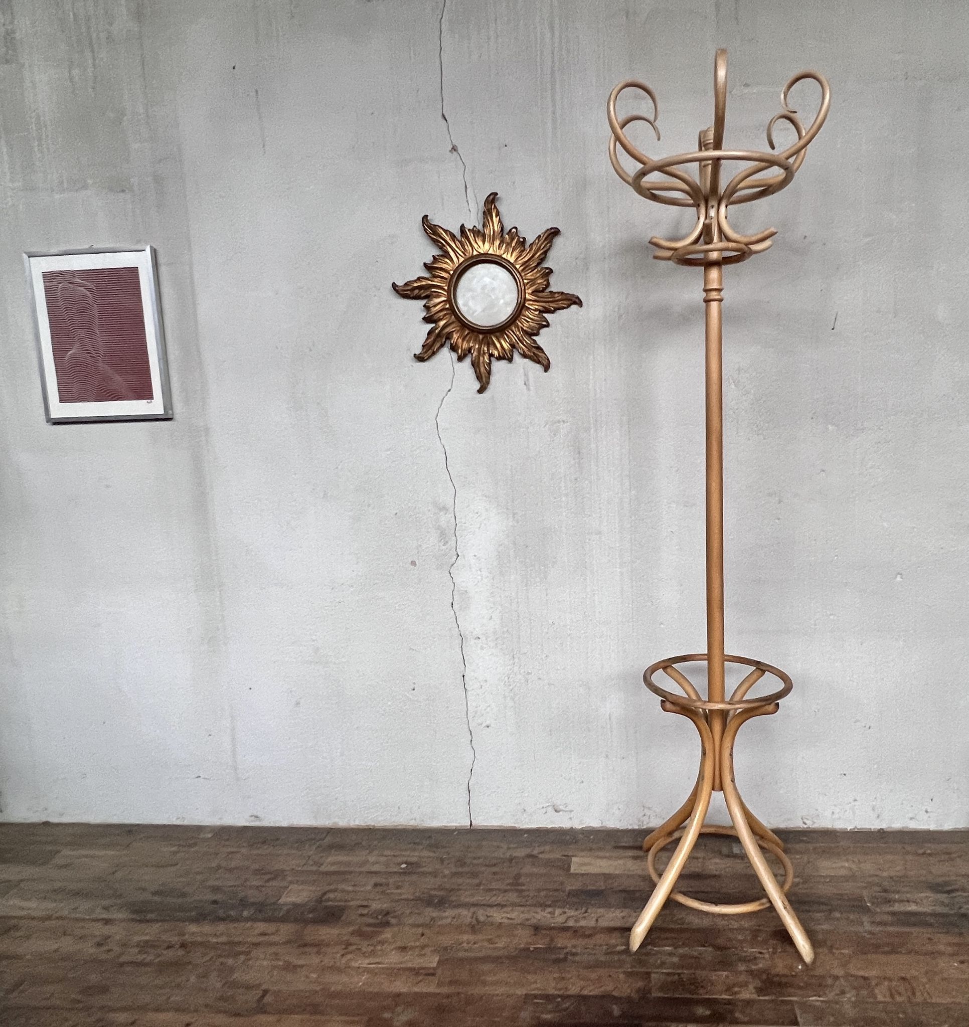 Hat rack coat rack bistro parrot vintage retro
