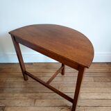 Vintage half-moon coffee table