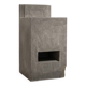 High pedestal / Architectural pedestal in polished concrete in Neo-Brutalist style