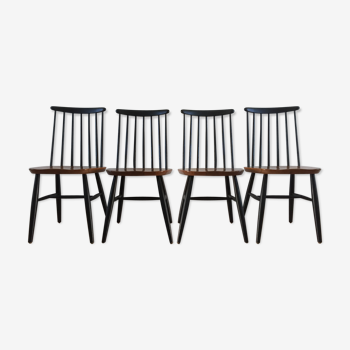 Set de 6 chaises modèle Fanett, design Tapiovaara éditeur inconnu
