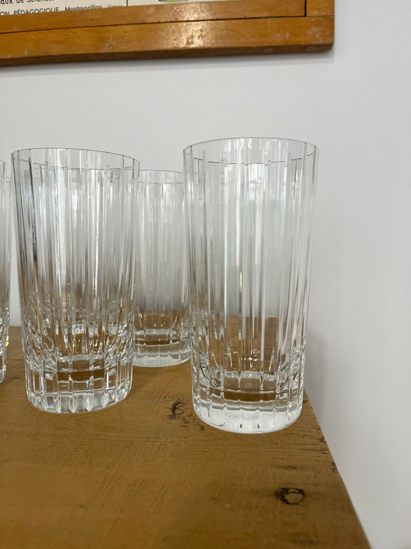 Set of 6 Baccarat "Harmonie" tankards.