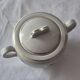 Covered sugar bowl half-porcelain Lunéville Keller and Guerin A587