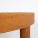 Restored round dining table by Villy Schou Andersen / oak / mid-century Danish modern design / 1960s / 1970s