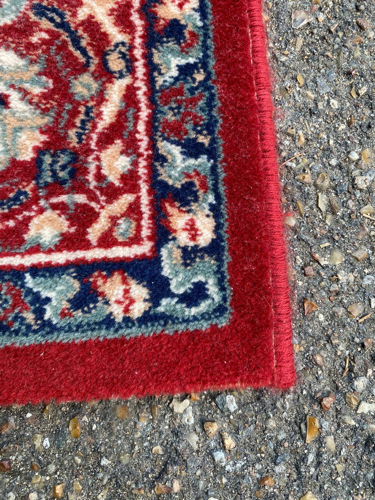 Burgundy wool oriental-style carpet Prado Belutch Belgium 160x230cm