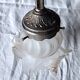 large chandelier 1900 in silvered metal