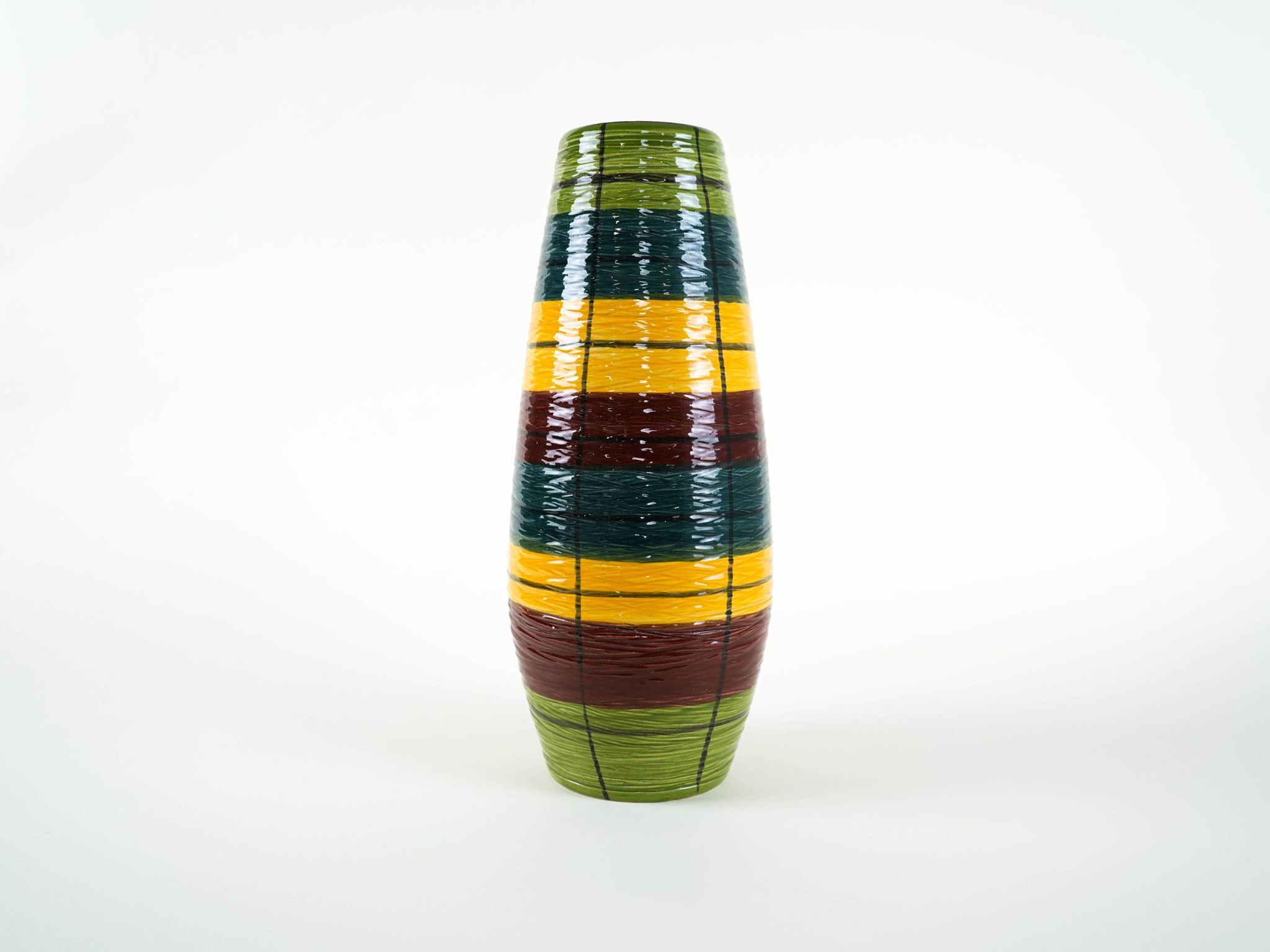 Vase en céramique, Allemagne de l'Ouest années 1960