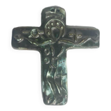 Vintage ceramic crucifix