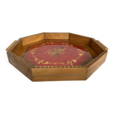 Venetian style wooden tray