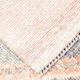 3x12 Pale Red & Brown Antique Vintage Runner Rug, 83x383Cm