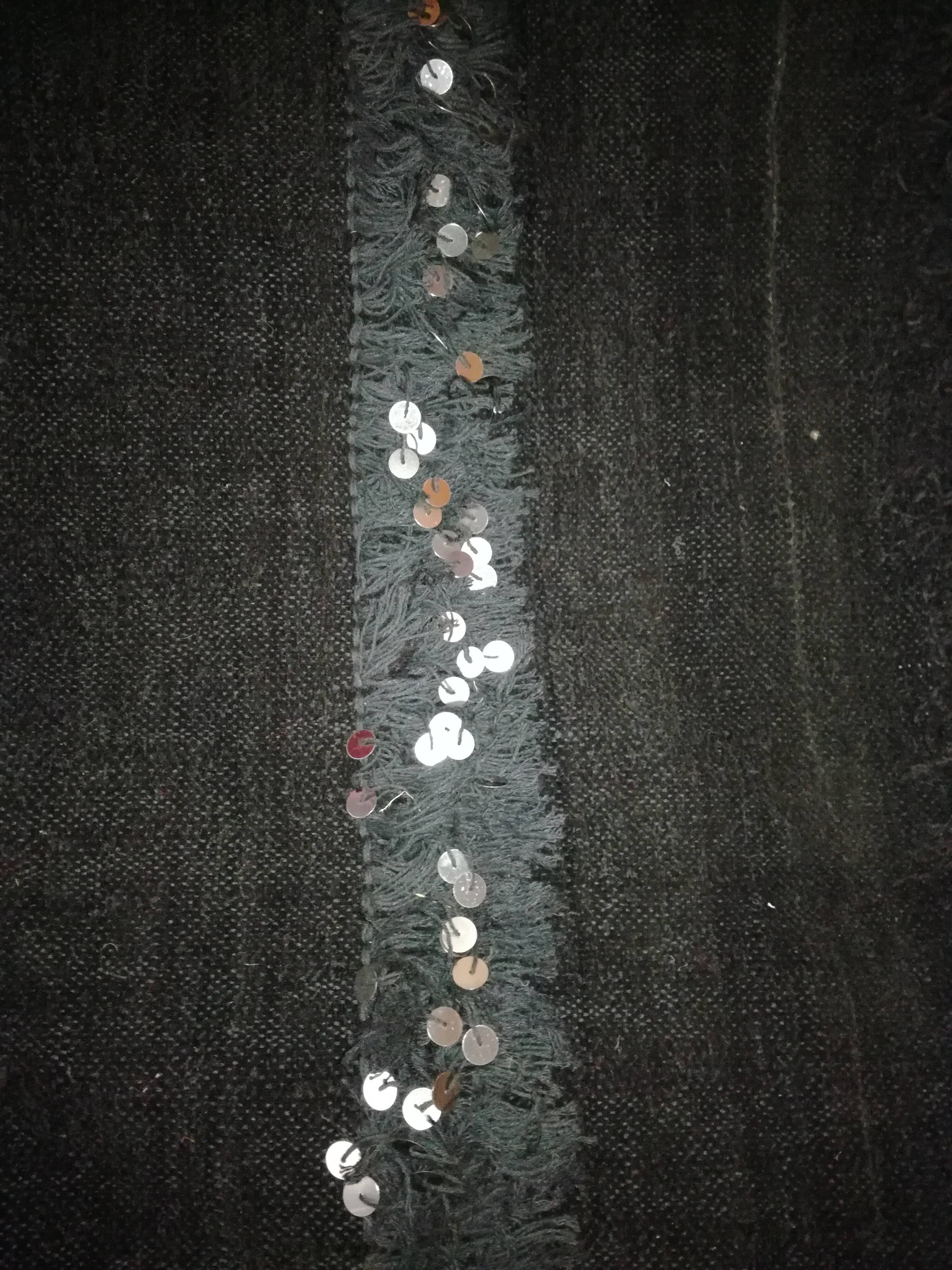 190x120cm black Handira carpet