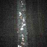 190x120cm black Handira carpet