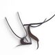 Iron sculpture signed AJP / Levens 1960s Jean Pierre Augier