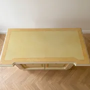 Buffet bas style classique italien beige laqué
