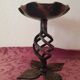 Wrought iron candlestick