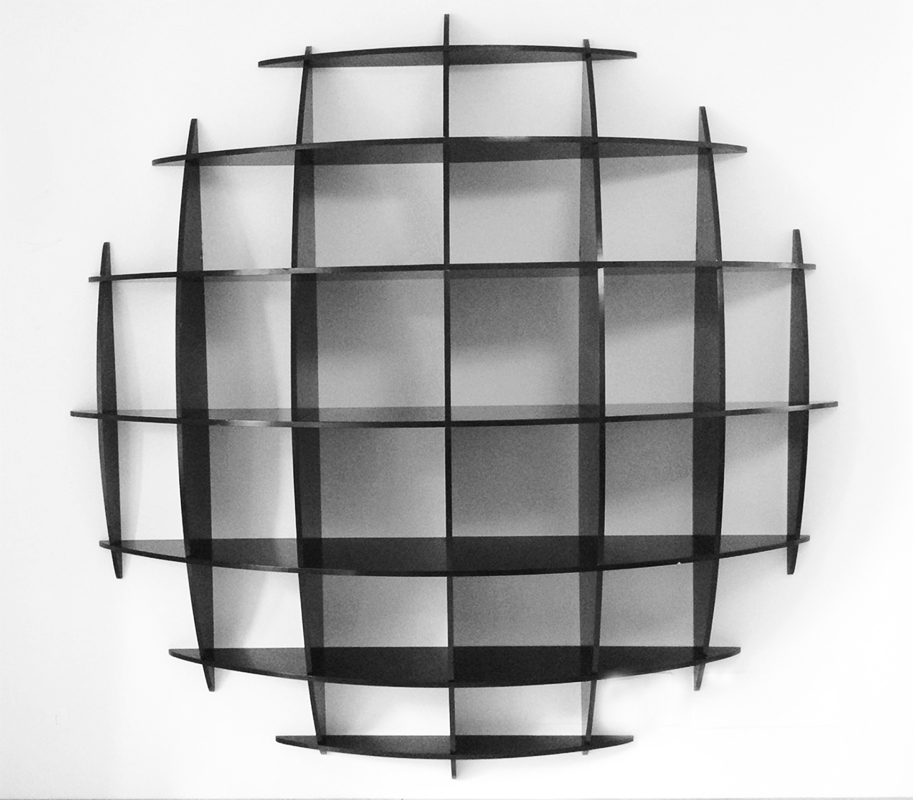 Bibliothèque Tyco par Manfredo Massironi pour Nikol International 1970