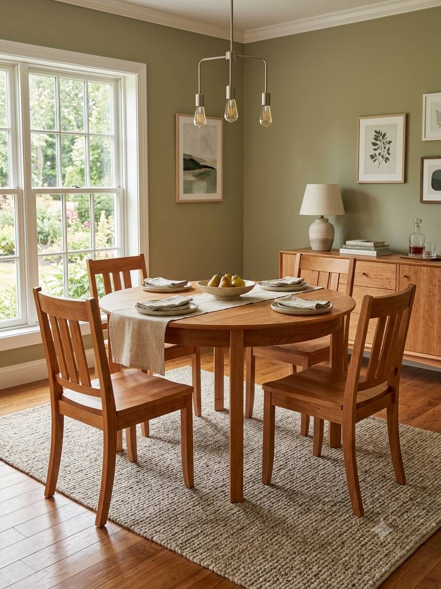 Scandinavian extendable oak table from the 1960s (butterfly extension)