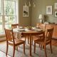 Scandinavian extendable oak table from the 1960s (butterfly extension)