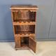 Rustic folk art 'travail populaire' cabinet, France, 19th century