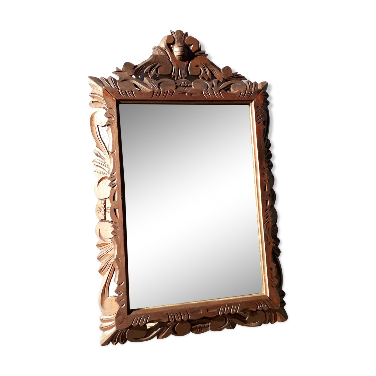 96 x59 cm wooden mirror