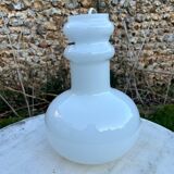 Vintage 1970s opaline glass pendant light