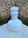 Vintage 1970s opaline glass pendant light