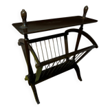 Vintage wooden magazine rack - 1950s-1960s