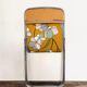 Vintage folding chair - upcycling - Iphigenie Yellow