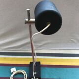 Black metal table lamp